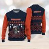 New England Patriots Logo Knitted Reindeer Ugly Christmas Sweater - teejeep