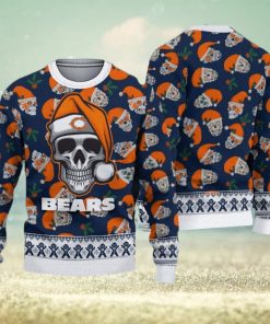 Chicago Bears hoodie 3D Skull 