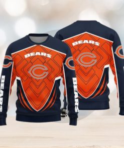 Chicago Bears Knitted Sweater For Christmas