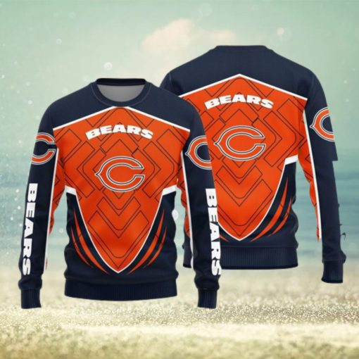 Chicago Bears Knitted Sweater For Christmas