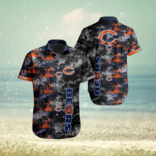 Chicago Bears NFL Hawaiian Shirt And Shirt Tropical Pattern Summer For Football NFL Fans