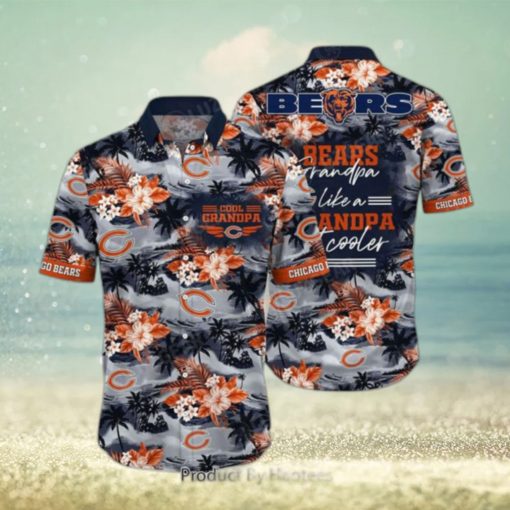 Chicago Bears NFL Hawaiian Shirt For Grandparent New Trending Beach Shirt