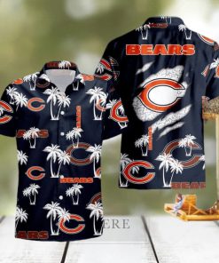 Chicago Bears Palm Tree Pattern Hawaii Shirt Beach Summer Gift