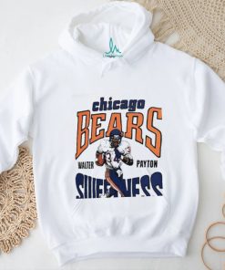 Chicago Bears Walter Payton Homage Ash Retired Player Caricature Tri Blend  T Shirt - Limotees