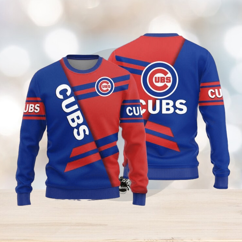 Chicago Cubs W Smooth Sequins Shirts Plus Sizes Sweatshirt 