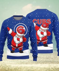 Chicago Cubs Dab Santa Knitted Sweater For Christmas