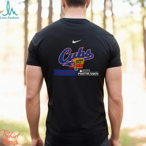 Chicago Cubs Nike 2023 Postseason shirt