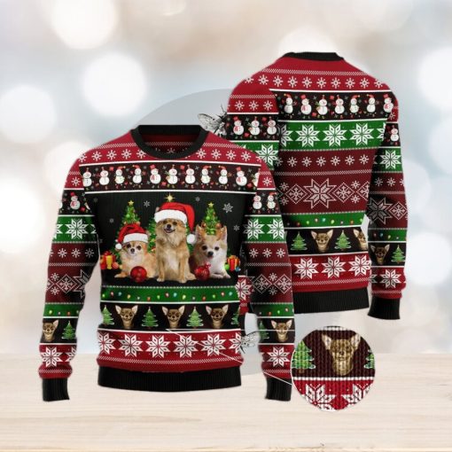 Chihuahua Group Beauty Christmas Gift Ugly Christmas Sweater Xmas Holiday