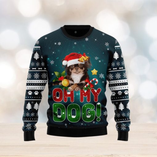 Chihuahua Oh My Dog! Ugly Christmas Sweater Cute Christmas Gift For Family