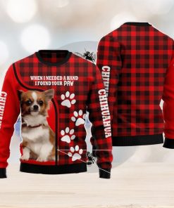 Chihuahua Paw Ugly Christmas Sweater Funny Christmas Gift For Family