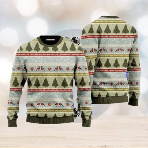 Christmas Birds Pattern Ugly Christmas Sweater Gift For Men And Women