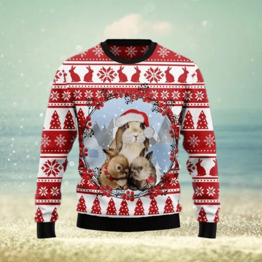 Christmas Bunny Ugly Christmas Sweater Gift For Men And Women