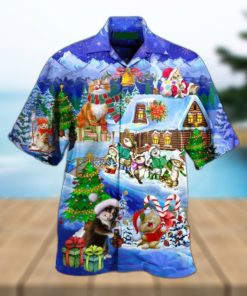 Christmas Cats Santa Love Gift Hawaiian Shirt