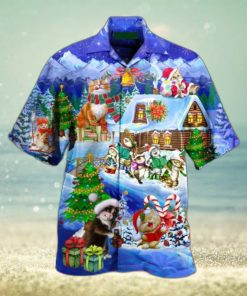 Christmas Cats Santa Love Gift Hawaiian Shirt