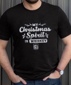Christmas Drinking Whiskey Is My Christmas Spirit Xmas Shirt