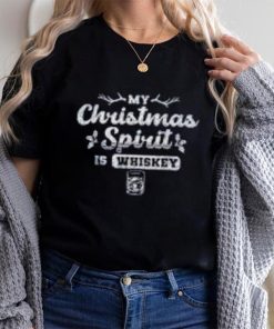 Christmas Drinking Whiskey Is My Christmas Spirit Xmas Shirt