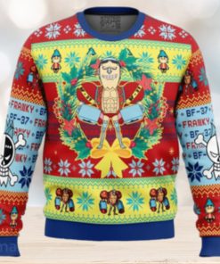 Christmas Franky One Piece Ugly Christmas Sweater 3D Gift Christmas Funny