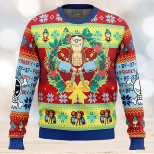 Christmas Franky One Piece Ugly Christmas Sweater 3D Gift Christmas Funny