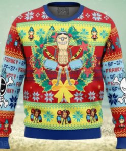 Christmas Franky One Piece Ugly Christmas Sweater 3D Gift Christmas Funny