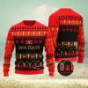 Dachshund Fireplace Ugly Christmas Sweater Gift Men Women