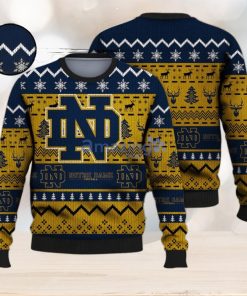 Christmas Gift Notre Dame Fighting Irish Season Ugly Christmas Sweater