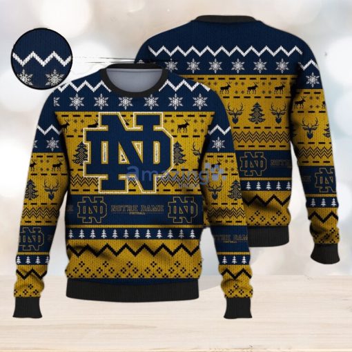 Christmas Gift Notre Dame Fighting Irish Season Ugly Christmas Sweater