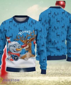 Christmas Gift Tennessee Titans Christmas Snowman Reindeer Cute Ugly Christmas Sweater