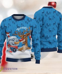 Christmas Gift Tennessee Titans Christmas Snowman Reindeer Cute Ugly Christmas Sweater