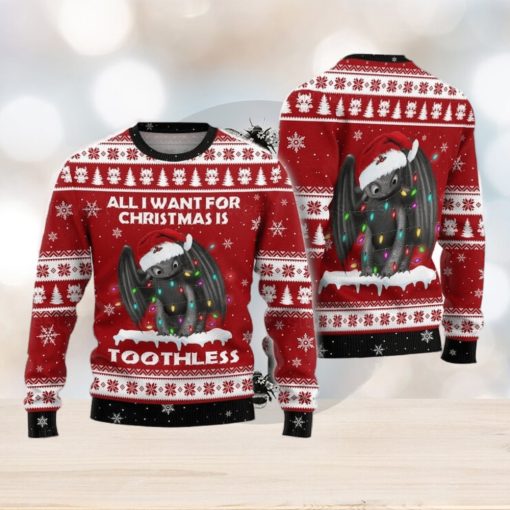 Christmas Gift Toothless Ugly Christmas Sweater Xmas Christmas Gift