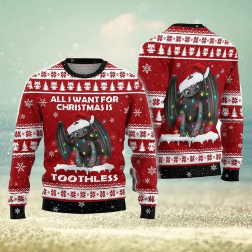 Christmas Gift Toothless Ugly Christmas Sweater Xmas Christmas Gift