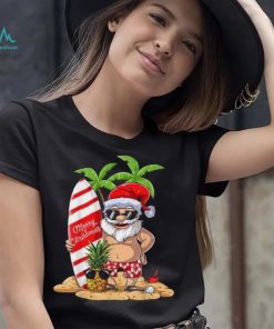 Christmas In July Santa Hawaiian Surfing Summer Surf Gift For Men And Women, Gift Halloween T shirt