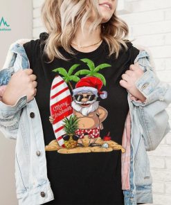 Christmas In July Santa Hawaiian Surfing Summer Surf Gift For Men And Women, Gift Halloween T shirt