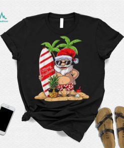 Christmas In July Santa Hawaiian Surfing Summer Surf Gift For Men And Women, Gift Halloween T shirt