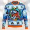 Detroit Lions Christmas Pattern Ugly Christmas Sweater Wreath AOP Gift For Fans