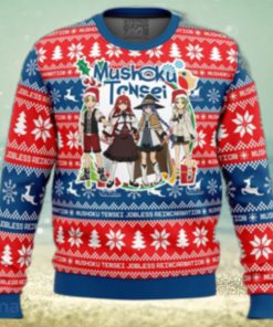 Christmas Joy Mushoku Tensei Jobless Reincarnation Ugly Christmas Sweater 3D Gift Christmas Funny