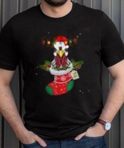 Christmas Lights Chicken Santa Funny Xmas Tree Chicken Shirt
