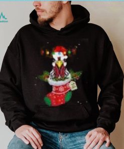 Christmas Lights Chicken Santa Funny Xmas Tree Chicken Shirt