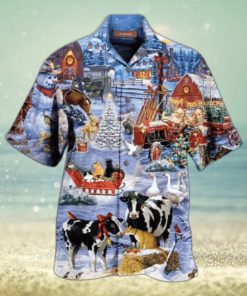 Christmas Love Farm Hawaiian Shirt