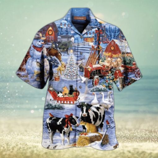 Christmas Love Farm Hawaiian Shirt