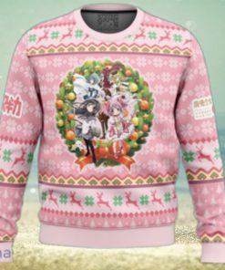 Christmas Magic Puella Magi Madoka Magica Ugly Christmas Sweater 3D Gift Christmas Funny