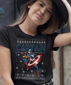 Christmas Movie Lover Shirt Captain Cool Christmas Sweater Captain America Movie Character Lover Gifts Christmas T Shirt