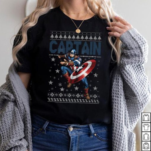 Christmas Movie Lover Shirt Captain Cool Christmas Sweater Captain America Movie Character Lover Gifts Christmas T Shirt