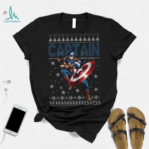 Christmas Movie Lover Shirt Captain Cool Christmas Sweater Captain America Movie Character Lover Gifts Christmas T Shirt