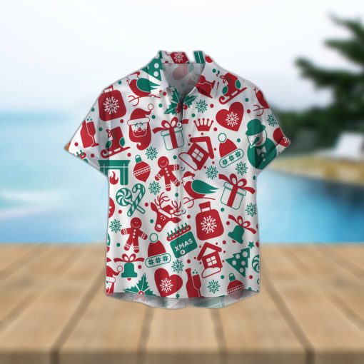 Christmas Pattern Unisex 3D Hawaiian Shirt Collection Gift For Men And Women Holiday