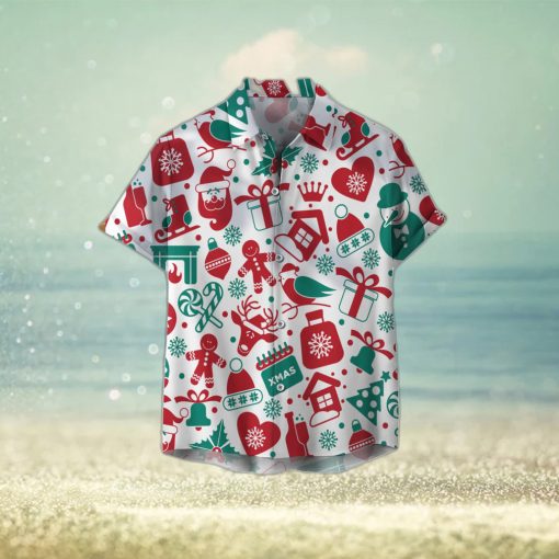 Christmas Pattern Unisex 3D Hawaiian Shirt Collection Gift For Men And Women Holiday