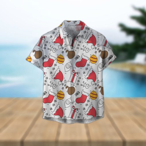 Christmas Pattern Unisex 3D Hawaiian Shirt New Gift For Men And Women Holiday