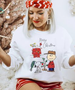 Christmas Peanuts Snoopy Charlie Brown T Shirt