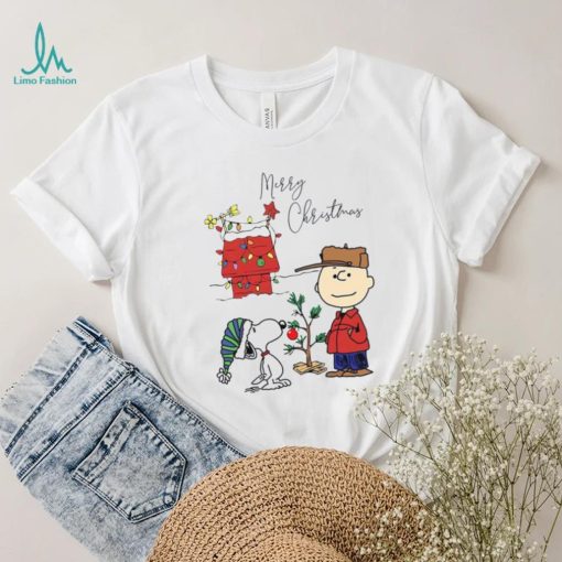 Christmas Peanuts Snoopy Charlie Brown T Shirt