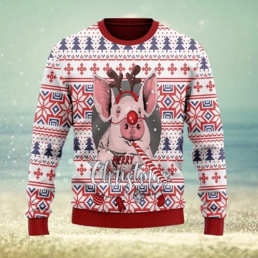 Christmas Pig Ugly Sweaters Xmas Gift For Men And Women