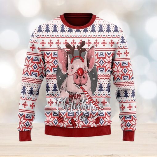 Christmas Pig Ugly Sweaters Xmas Gift For Men And Women